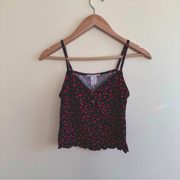 MIND CODE Black cherry tank top - Picture 2 of 4